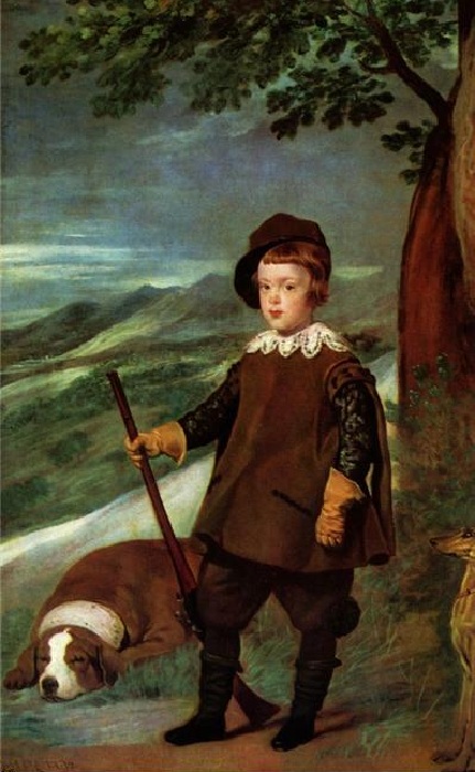 Портрет принца Балтазара Карлоса в охотничьей одежде. Автор: Диего Веласкес.