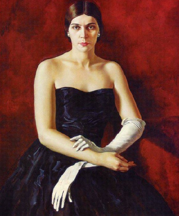 Портрет Ирины Рахманиновой, дочери Сергея Рахманинова.
