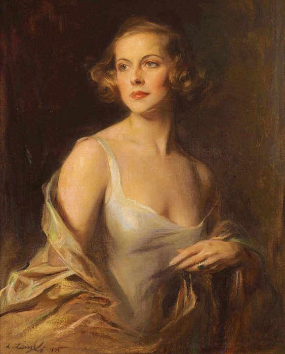Хелен Шарлотта де Беркли-Ричард, 1935 год. Автор: Филипп Алексис де Ласло.