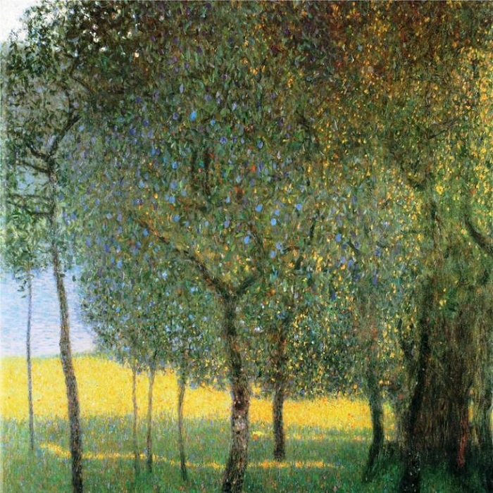 Фруктовые деревья. (1901год). Автор: Gustav Klimt.