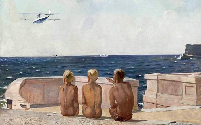 Будущие летчики. 1938 год.