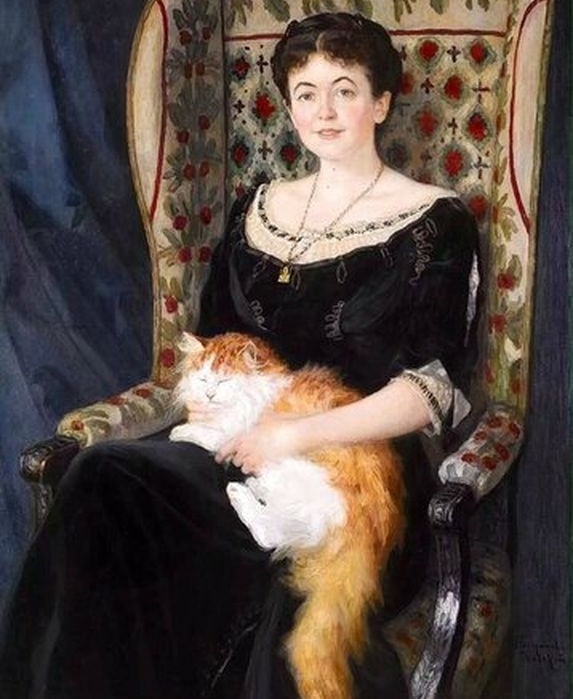Богданов-Бельский Н. П. (1868-1945). Женский портрет.