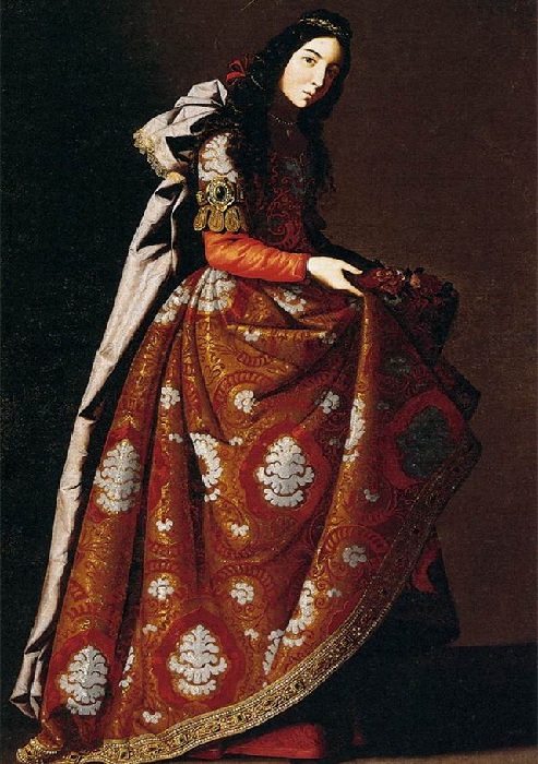 Святая Касильда Толедская, 1640-1645. Музей Тиссен-Борнемиса, Мадрид.