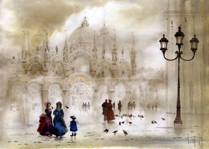 Венеция. Туманные пейзажи от Светланы и Сабира Гаджиевых.