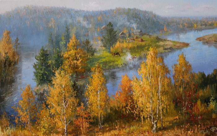 «Времена года. Октябрь». Автор: Владимир Жданов.