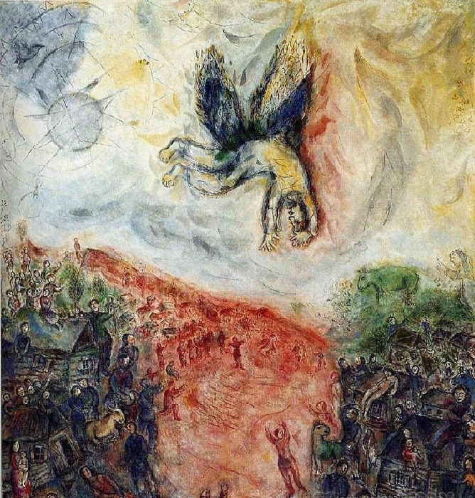 «Падение Икара». Автор: Марк Шагал. 