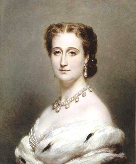 Императрица Евгения - супруга Наполеона III. Автор: Франц Ксавер Винтерхальтер.
