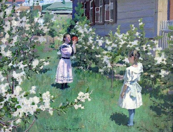 В.Э. Борисов-Мусатов. «Майские цветы». (1894 год). Холст, масло. Государственная Третьяковская галерея.