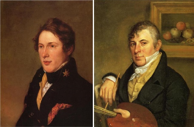  Сыновья художника. Тициан Пил. (1819 год.) / Рафаэль Пил. (1817 год). Автор: Чарльз Уилсон Пил.