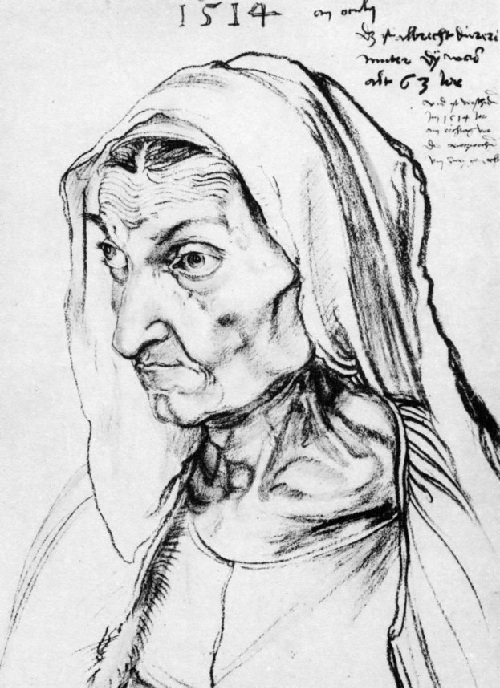 Мать. Барбара Дюрер.(1514). Автор: Альбрехт Дюрер.