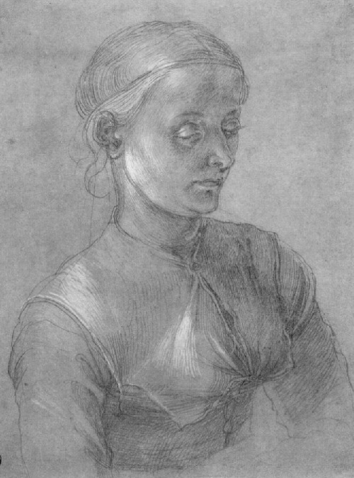 Портрет Агнес. 1497. Автор: Альбрехт Дюрер.