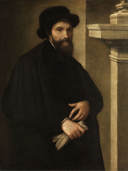 Автопортрет.  Микеланджело Буонарроти.