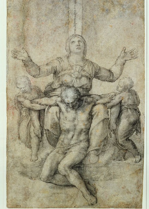 Проект надгробия Виттории Колонны работы Микеланджело.
