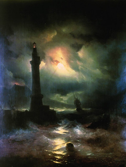 Неаполитанский маяк. 1842 год.