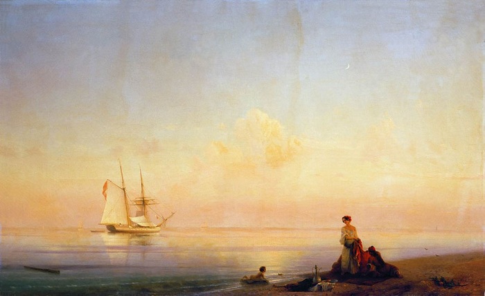  Берег моря. Штиль. 1843 год.