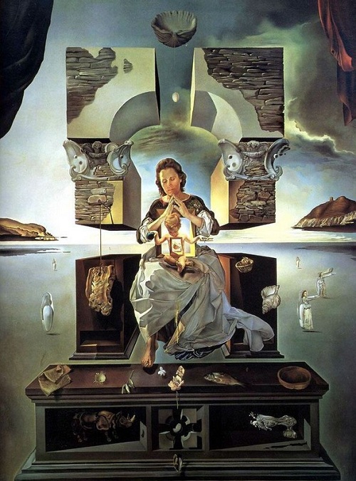 “Мадонна Порт-Льигата”. (1950). (Вторая версия). Автор: Сальвадор Дали.