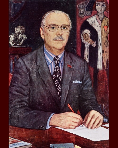 Портрет Сергея Михалкова.  (1988). Автор: И.С. Глазунов