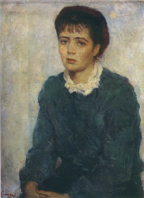  Нина Виноградова-Бенуа - жена художника. (1955). Автор: И.С. Глазунов