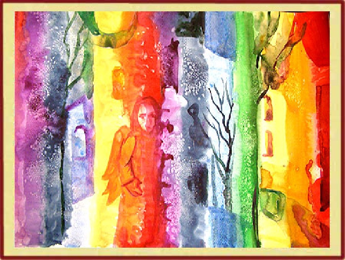 Лечебная живопись, уравновешивающая энергетический баланс, от Оксаны Бодиш. | Фото: astra-lit.com.