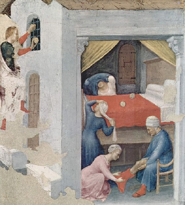 Приданое для трех девиц. (Джентиле да Фабриано, ок. 1425).