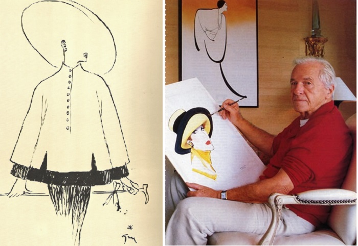 Рене Грюо - иллюстратор французской моды.