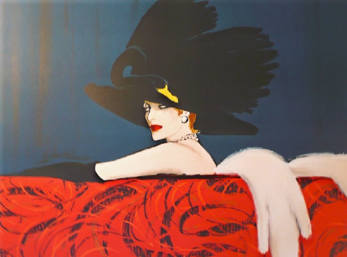 Женские образы в иллюстрациях Рене Грюо.