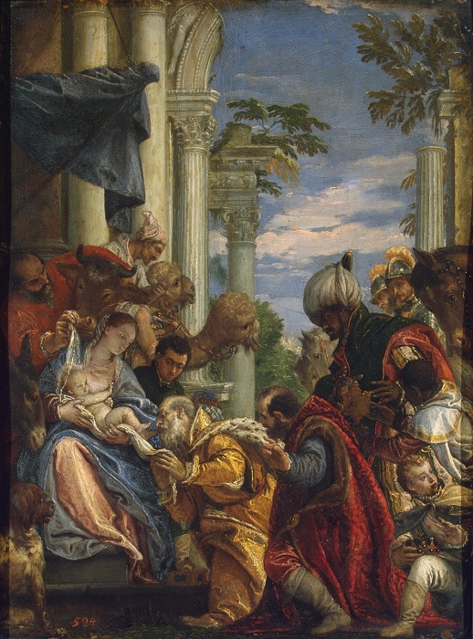 Паоло Веронезе. Поклонение волхвов 1570-е годы, Эрмитаж