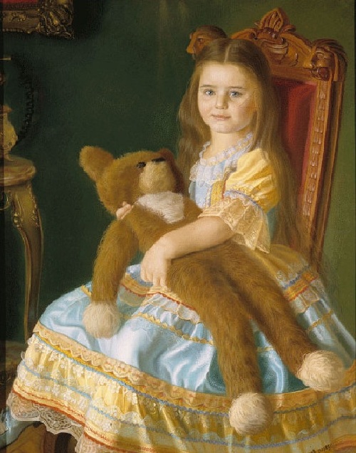  Портрет дочери Маши.(1983). Автор: Александр Шилов. | Фото: livejournal.com