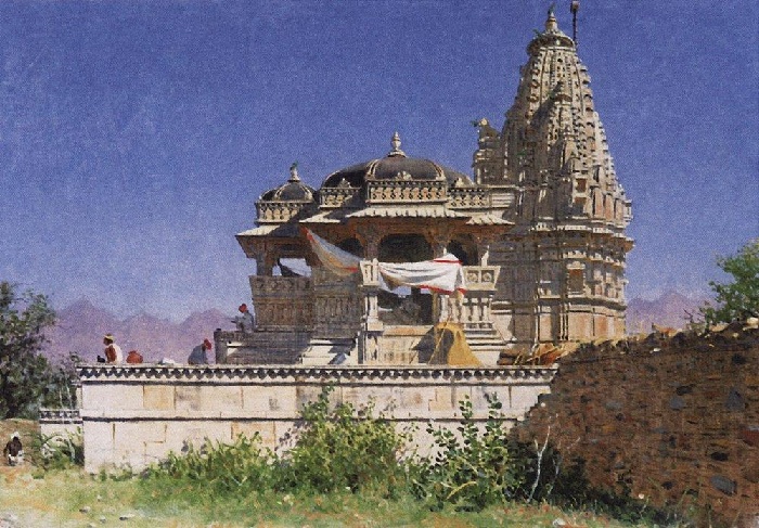 Браминский храм в Адельнуре. (1874-1876). Автор: Василий Верещагин.