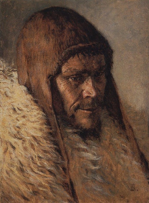 Портрет зырянина, 1890-е годы. Автор: Василий Верещагин.