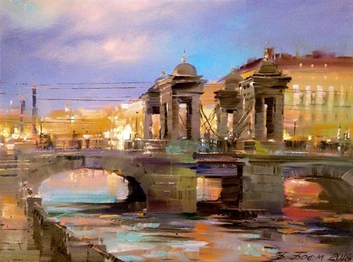 Ломоносовский мост. Автор: Бэгги Боем. 