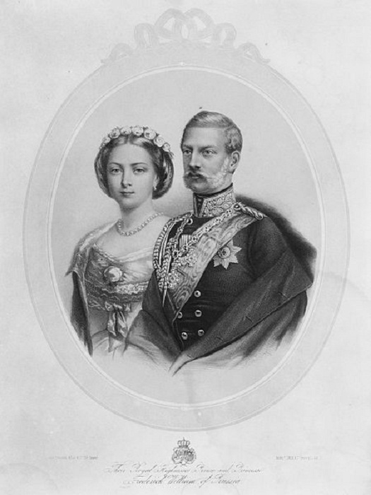 Фридрих III и принцесса Виктория-Аделаида