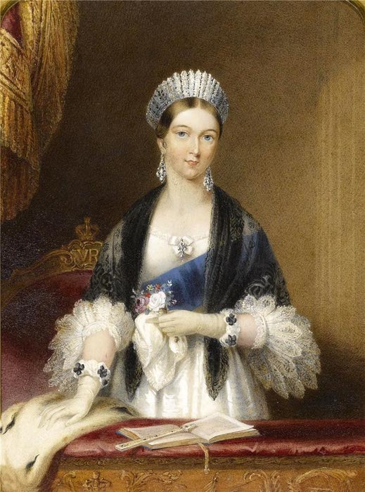 Королева Виктория в тиаре-франж