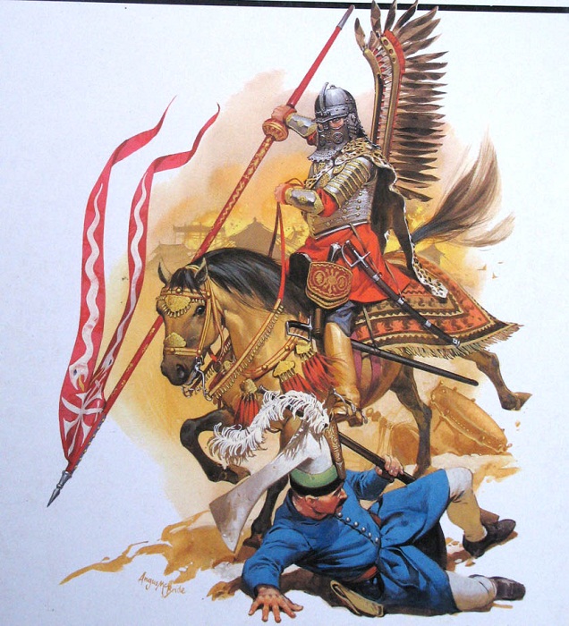 Гусар атакует турецкого янычара