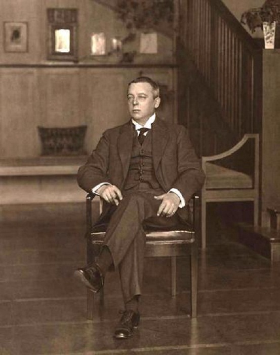 Шехтель в своем последнем доме,1910 г.