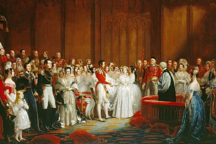 Свадьба королевы Виктории и принца Альберта, 1840 год