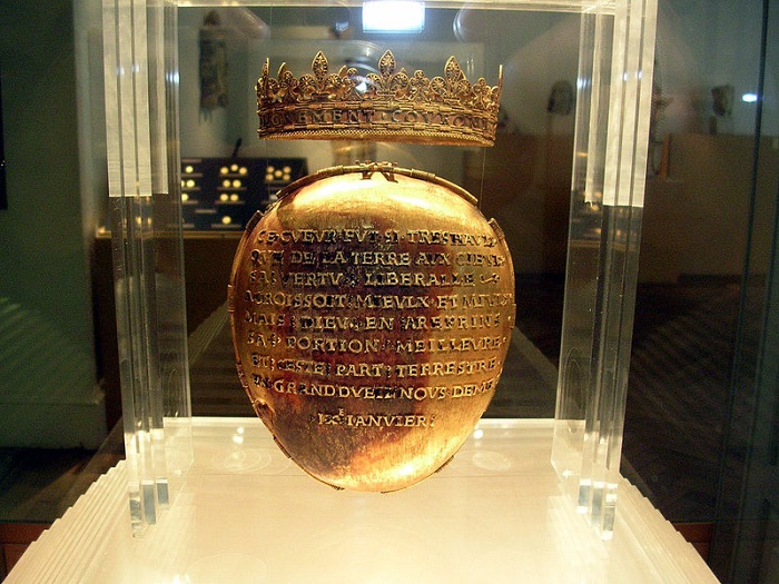 Реликварий для сердца герцогини Анны Бретонской в музее
