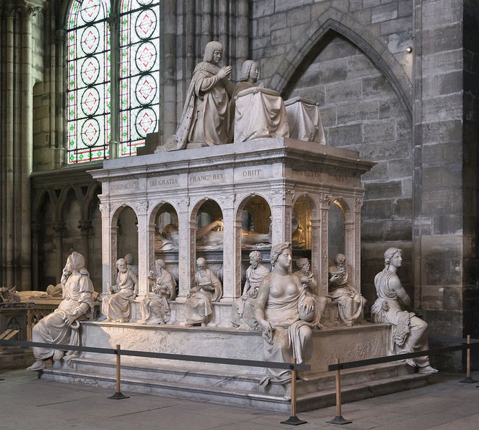 Гробница Людовика XII и Анны Бретонский в базилике Сен-Дени, Франция