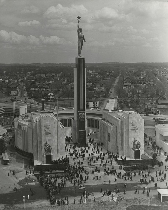 Павильон СССР в Нью-Йорке 1939 год