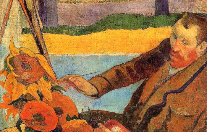 Поль Гоген «Ван Гог рисует подсолнухи» 1888 г. Холст, масло. 73 x 91 см. Музей Винсента Ван Гога, Амстердам, Нидерланды