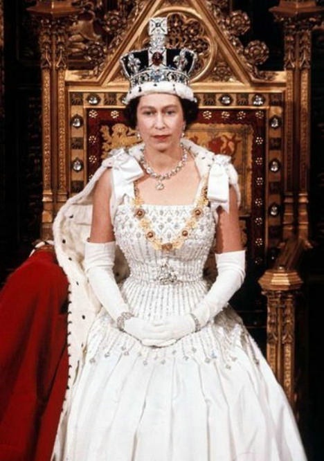 Елизавета II в короне Британской империи