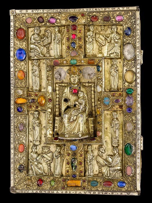 Драгоценный покров, Бертольдский сакраментарий , ок. 1215 г.