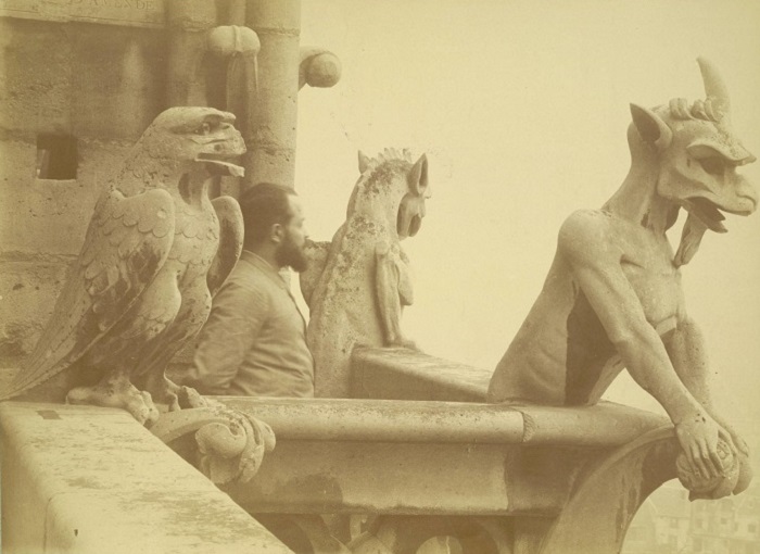 Химеры Нотр-Дама. Фото 1865 года