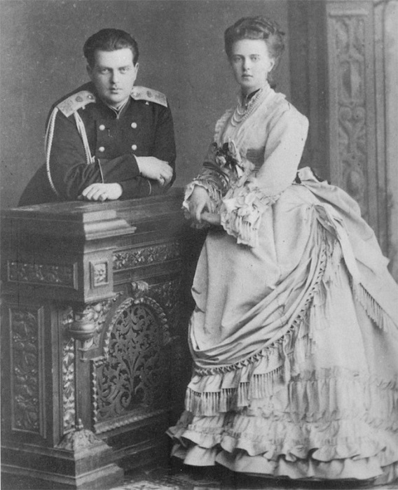 Мария Александровна с супругом Альфредом, герцогом Эдинбургским