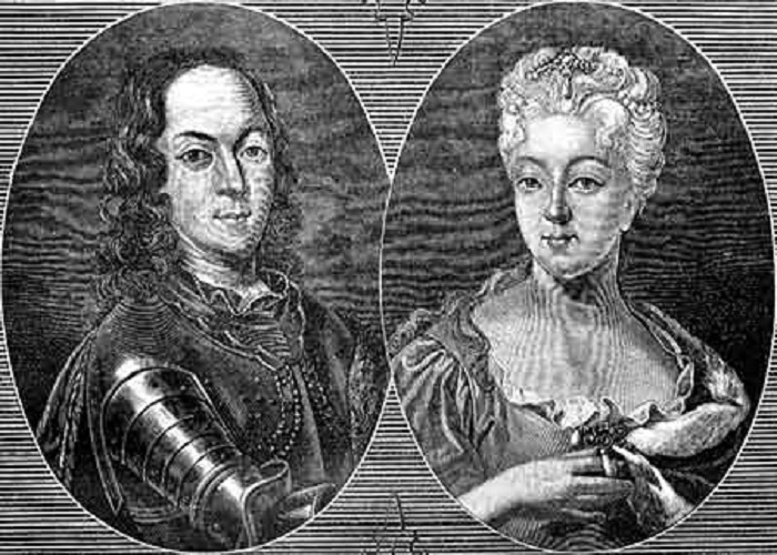 Царевич Алексей Петрович и супруга его кронпринцесса Шарлотта-Кристина-Софья