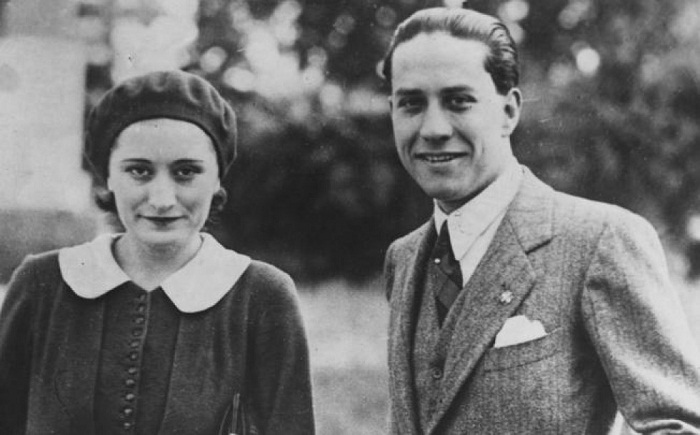 Эдда Чиано-Муссолини с мужем