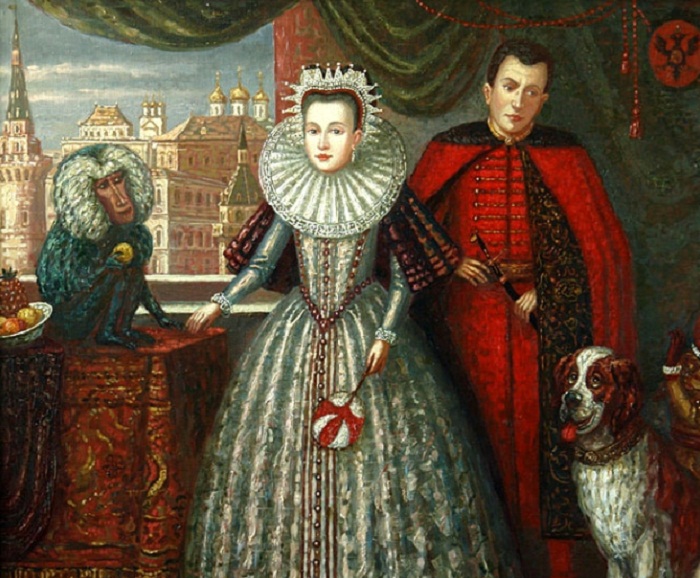 Марина Мнишек и Лжедмитрий. 8 мая 1606 года