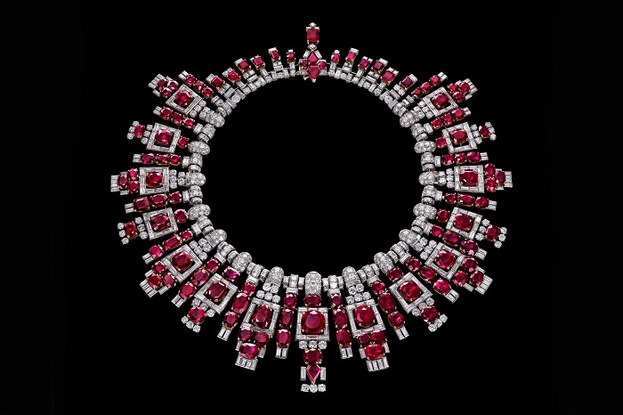 Ожерелье с рубинами махараджи Наванагара (Cartier, 1937)