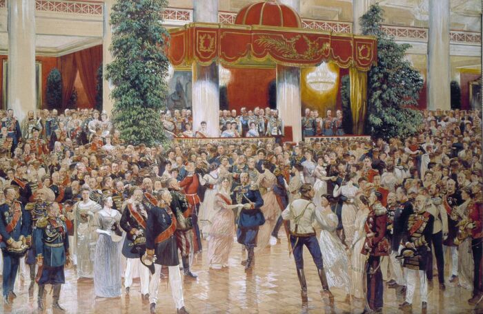 К 19 веку бал стал важнейшим событием культурной жизни дворян. /Фото: upload.wikimedia.org