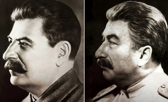 Предположительно Сталин и его двойник. 